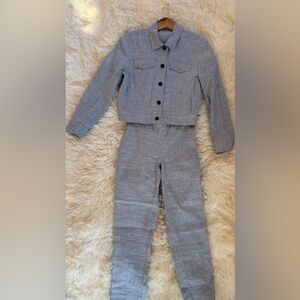 Theory Light Gray Women's Pantsuit